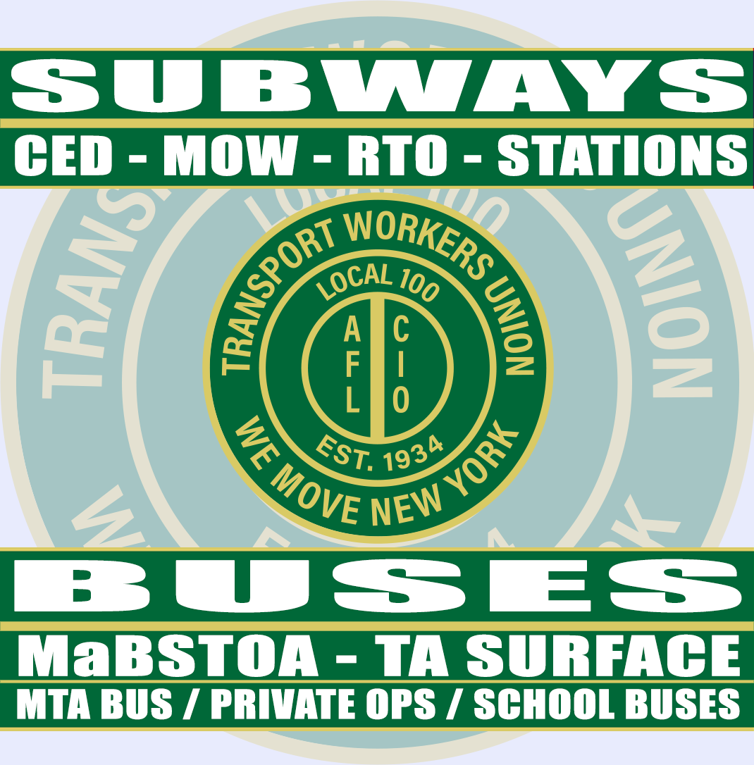 TWU LOCAL 100 LOGO