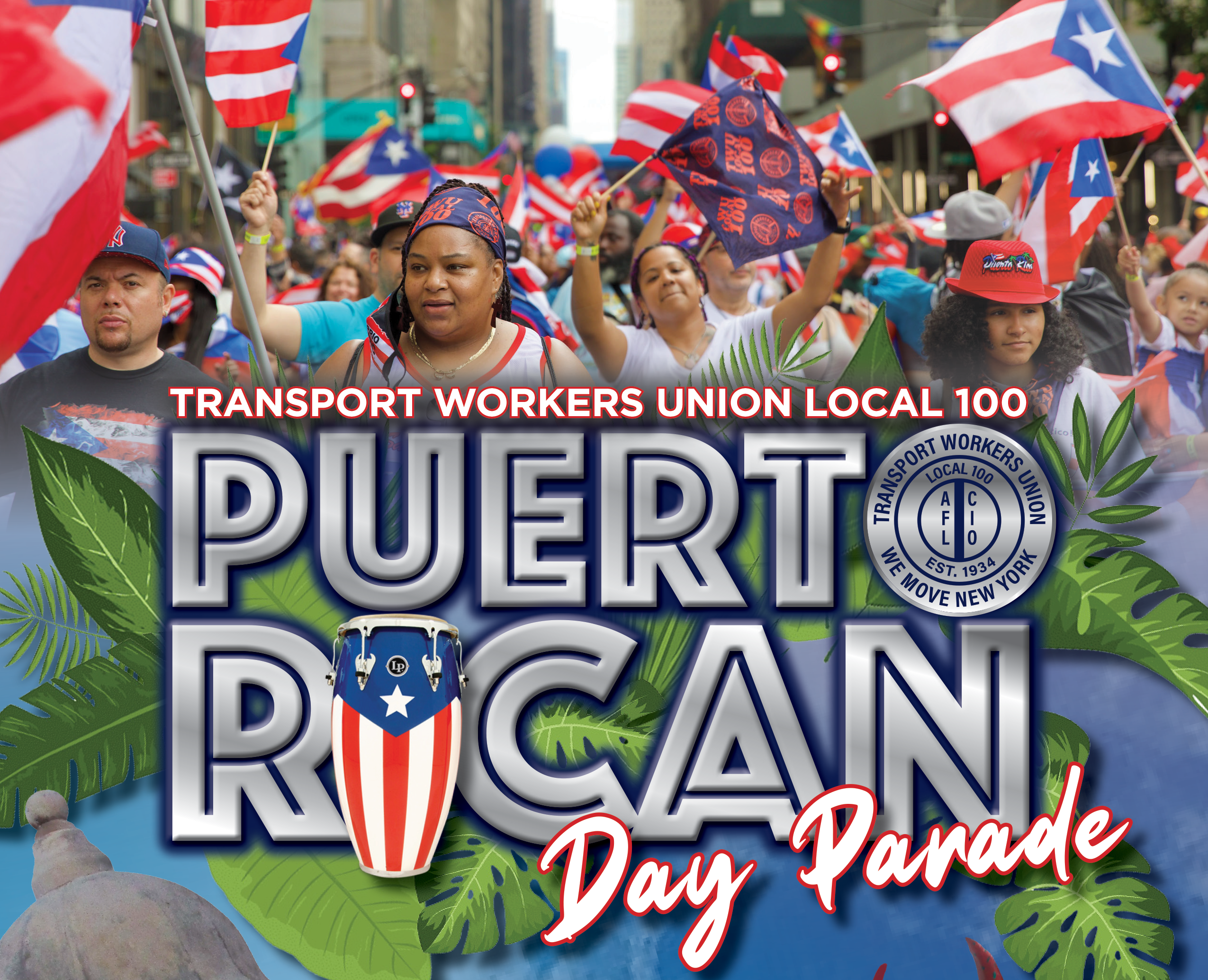 TWU LOCAL 100 LOGO